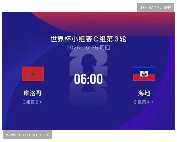 世界杯摩洛哥VS海地比赛指数分析，助力球迷了解比赛走势与投注策略